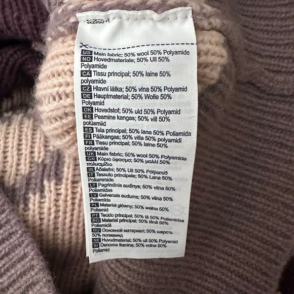 Kari Traa Agnes Knit 1/4 Zip Wool Blend Sweater Size Medium - Picture 5 of 12